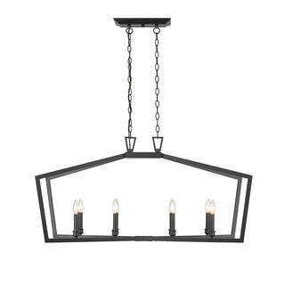 Lizabeth 8-Light Chandelier Ceiling Light Matte Black