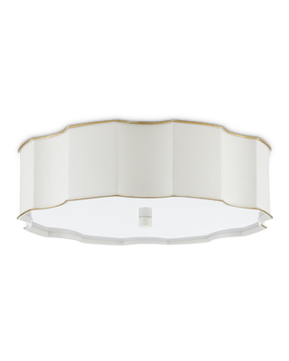 Wexford White Flush Mount