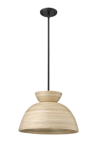 Jaycen 1-Light Pendant light Matte Black
