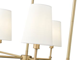 Adorra 48" Wide 6-Light Chandelier - Vintage Brass