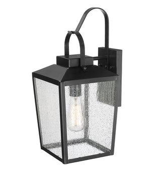 Devens 1-Light Outdoor Wall Sconce Powder Coated Black