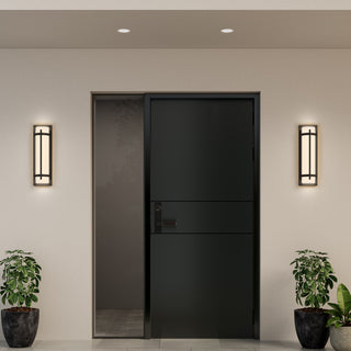 Outdoor Wall Sconce LED Powder Coated Black