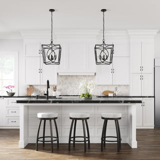 Tracy 4-Light Pendant light Matte Black