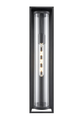 Caleb 1-Light Outdoor Wall Sconce Textured Black