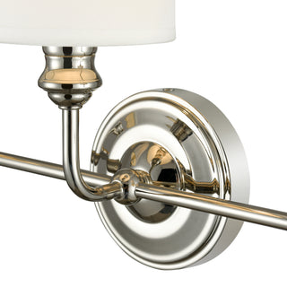 Leena 3-Light Vanity Polished Nickel