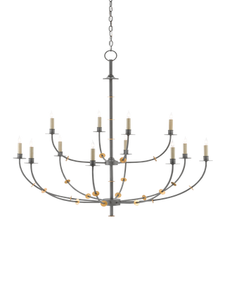 Balladier Gray Chandelier