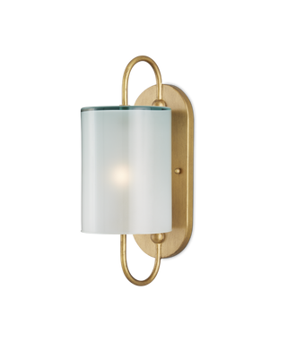 Glacier Brass Wall Sconce