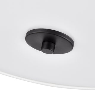Guyten 13" Wide 2-Light Flushmount - Matte Black
