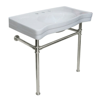 Imperial 35.81 Inch Console Sink in White