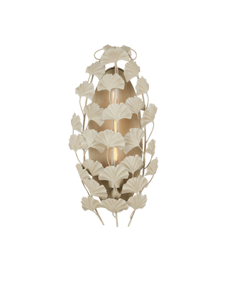 Maidenhair Ivory Wall Sconce