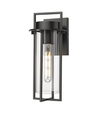Russell 1-Light Outdoor Wall Sconce Powder Coated Black
