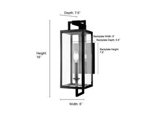 Lamont 1-Light Outdoor Wall Sconce Textured Black