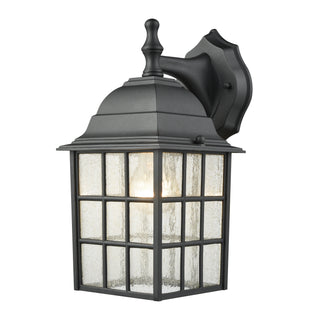 Whitby 12'' High 1-Light Outdoor Sconce - Satin Black