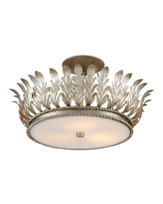 Biddulph Silver Semi-Flush Mount