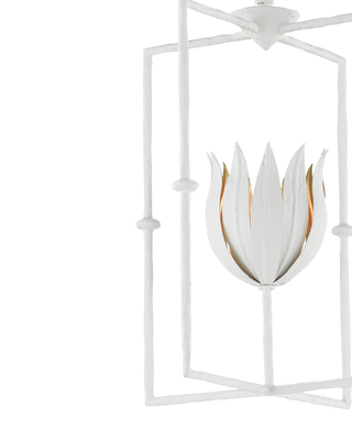 Tulipano White Lantern