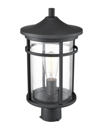 Namath 1-Light Outdoor Post Lantern Textured Black