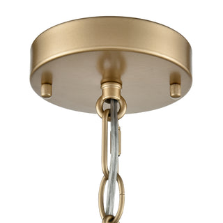 Arelyn 13" Wide 2-Light Pendant - Painted Modern Gold