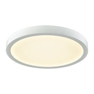 Titan 10'' Wide Integrated LED Flush Mount - White