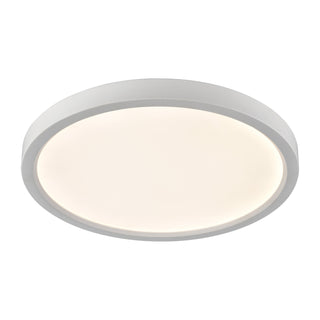 Titan 13'' Wide Integrated LED Round Flush Mount - White