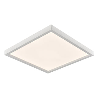 Titan 8'' Wide Integrated LED Square Flush Mount - White