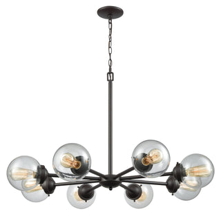 Beckett 37'' Wide 8-Light Chandeliers - Oil Rubbed Bronze