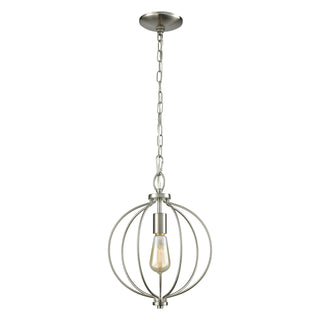 Williamsport 11'' Wide 1-Light Mini Pendant - Brushed Nickel