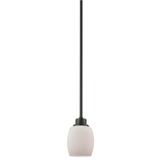 Casual Mission 5'' Wide 1-Light Mini Pendant - Oil Rubbed Bronze