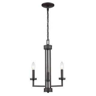 West End 15'' Wide 3-Light Chandeliers - Oil Rubbed Bronze