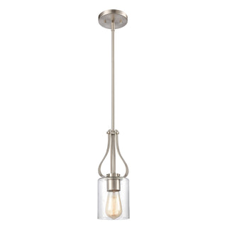 Market Square 5'' Wide 1-Light Mini Pendant - Brushed Nickel