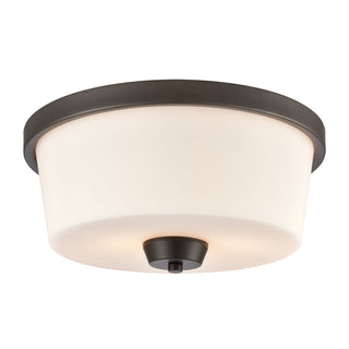 Winslow 13.5'' Wide 2-Light Flush Mount - Oil Rubbed Bronze