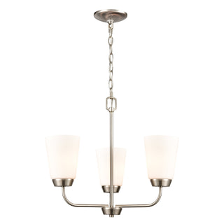 Winslow 19'' Wide 3-Light Chandeliers - Brushed Nickel