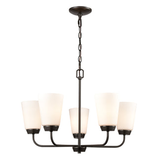 Winslow 25'' Wide 5-Light Chandeliers - Oil Rubbed Bronze