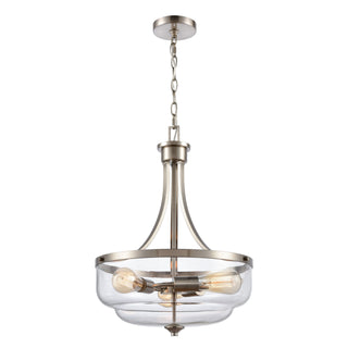 Calistoga 17'' Wide 3-Light Pendant - Brushed Nickel