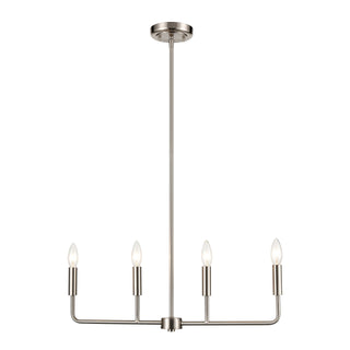 Park Slope 25'' Wide 4-Light Chandeliers - Brushed Nickel