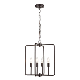 Park Slope 15.75'' Wide 4-Light Pendant - Oil Rubbed Bronze