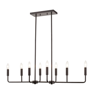 Park Slope 39'' Wide 8-Light Linear Chandeliers - Oil Rubbed Bronze