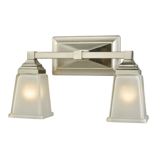 Sinclair 15'' Wide 2-Light Vanity Light - Brushed Nickel