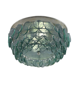 Braithwell Recycled Glass Flush Mount