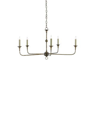 Nottaway Small Bronze Chandelier