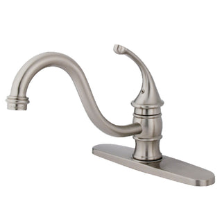 Georgian One Handle Kitchen Faucet in Brushed Nickel