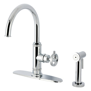Levante One Handle Kitchen Faucet in Polished Chrome