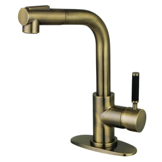 Kaiser Bar Prep Faucet in Antique Brass