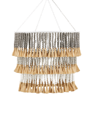 St. Barts Taupe Chandelier