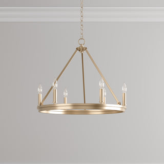 Carruth 6-Light Chandelier Ceiling Light Modern Gold