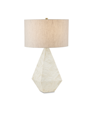 Elysium White Table Lamp