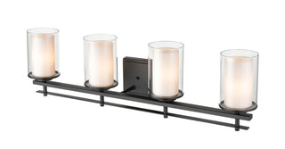 Huderson 4-Light Vanity Matte Black