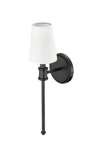 1-Light Wall Sconce Matte Black