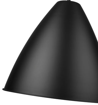 Kayman 15" Wide 1-Light Pendant - Matte Black