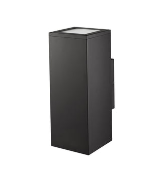 Vegas 2-Light Outdoor Wall Sconce Powder Coated Black