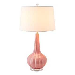 Abbey Lane 30'' High 1-Light Table Lamp - Pink